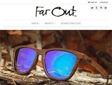 Tablet Screenshot of faroutsunglasses.com